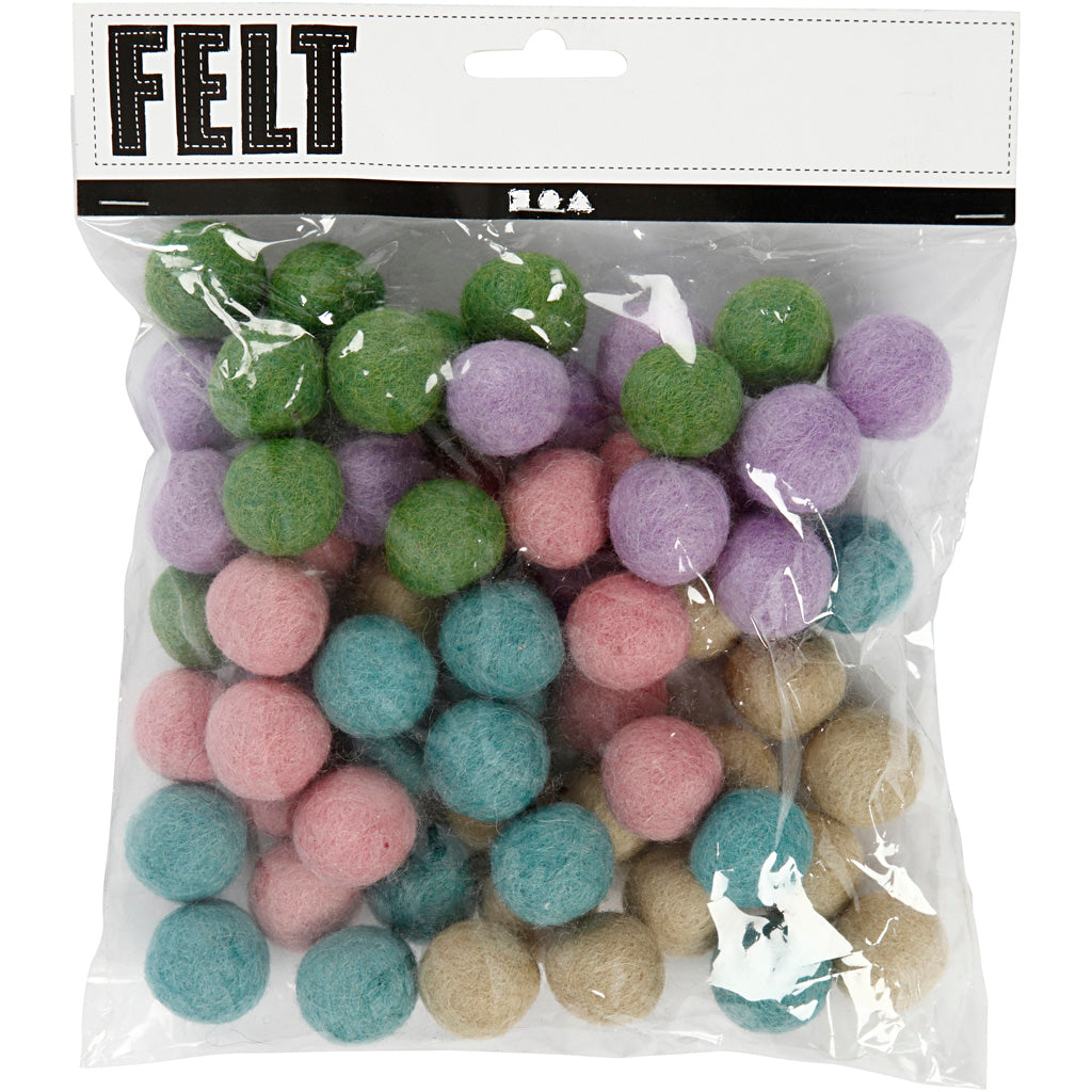 Creativ company https: www.cchobby.nl wol-kralen-d-20-mm-pastelkleuren-64-stuk-1-doos