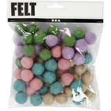 Creativ company https: www.cchobby.nl wol-kralen-d-20-mm-pastelkleuren-64-stuk-1-doos