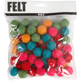 Creativ company https: www.cchobby.nl wol-kralen-d-20-mm-sterke-kleuren-64-stuk-1-doos