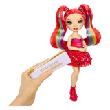 Rainbow high be dazzling-modepoppen - vivienne rouge (rood) met bedazzle-tool en glinsterende strass-steentjes