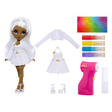 Rainbow high airbrush create pop met grijze ogen