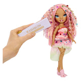 Rainbow high be dazzling-modepoppen -adeline rose (roze) met bedazzle-tool en glinsterende strass-steentjes