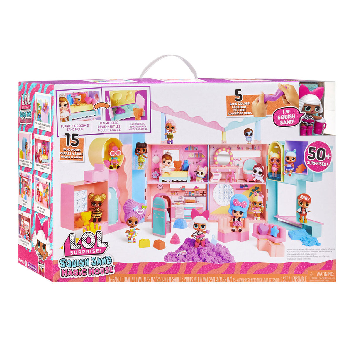 L.o.l. surprise squish sand magic house speelset