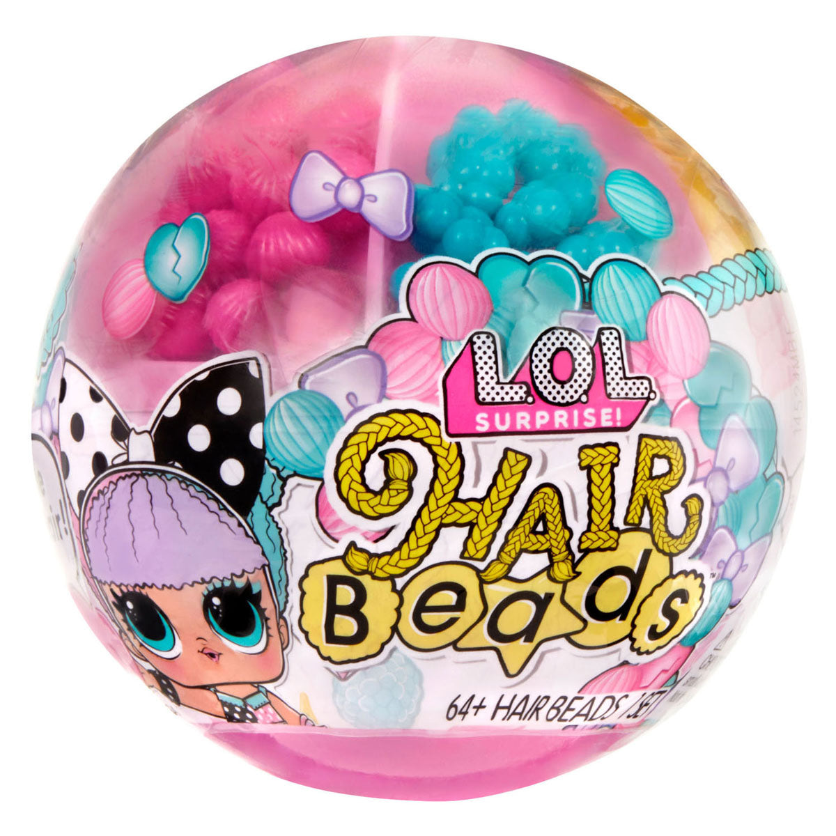 L.o.l. surprise hair beads speelfiguur in bal