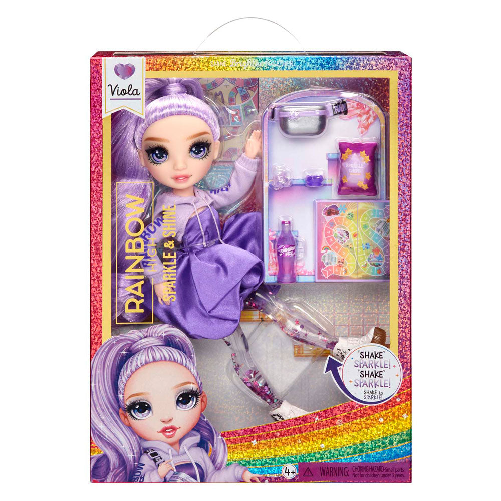 MGA Entertainment Rainbow High Sparkle Shine Modepop Viola