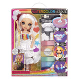 Mga entertainment rainbow high watercolor create-modepop bruine ogen