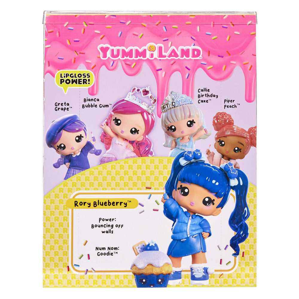 MGA Entertainment Yummiland Grote pop + lipglossdiertje Rory Blueberry