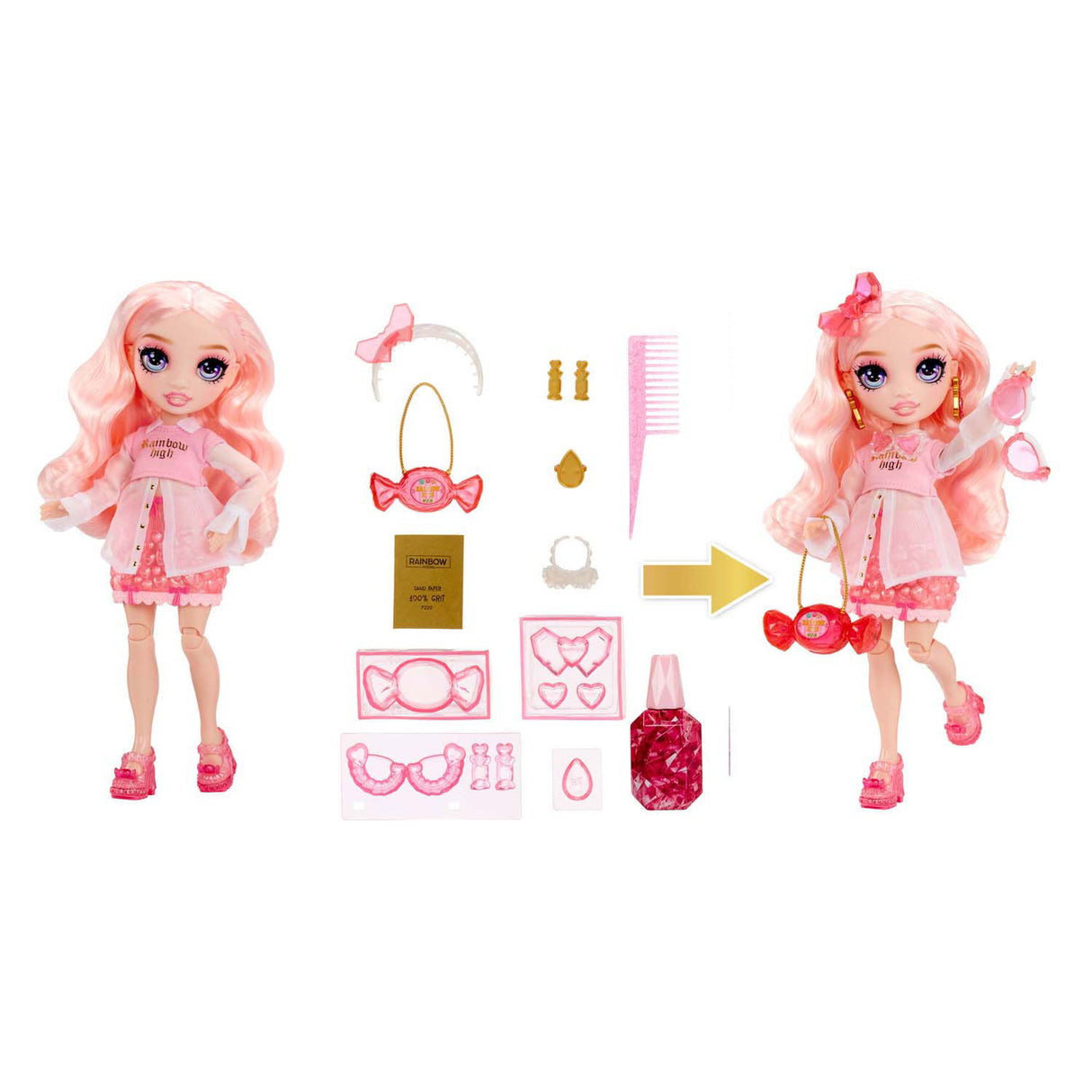 Rainbow high crystal fashion modepop - bella
