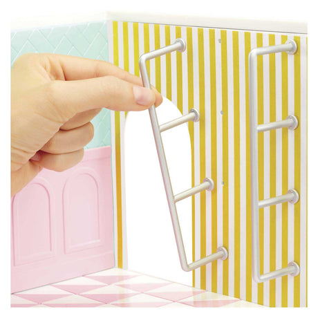Miniverse ™ make it mini spaces™ ijssalon - knutselset - bouwpakket- maak je eigen mini ijssalon
