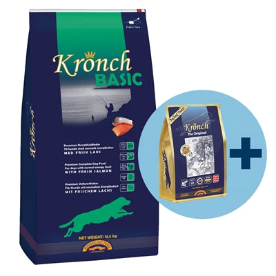 Kronch Basic adult met gratis kronch 100% zalmsnacks