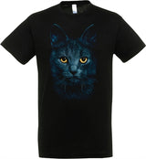 T-shirt zwarte kat zwart