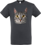 T-shirt grijze kat grijs