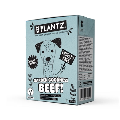 Henart Plantz garden goodness beef-like chunks tetra pak