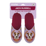 Pantoffel jack russel roze fuchsia