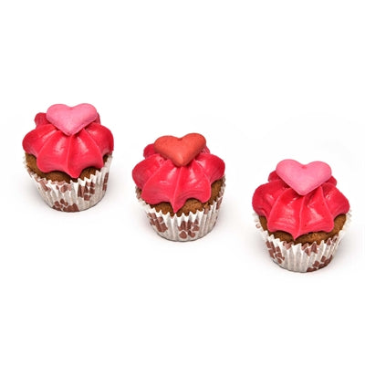 The barkin bakery The barkin bakery i woof you valentine mini iced woofins trio assorti