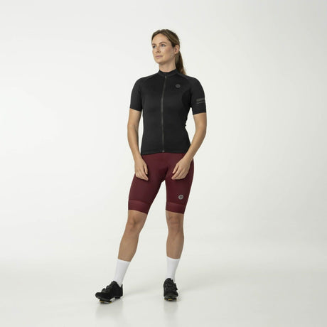 Core fietsshirt ss essential dames zwart