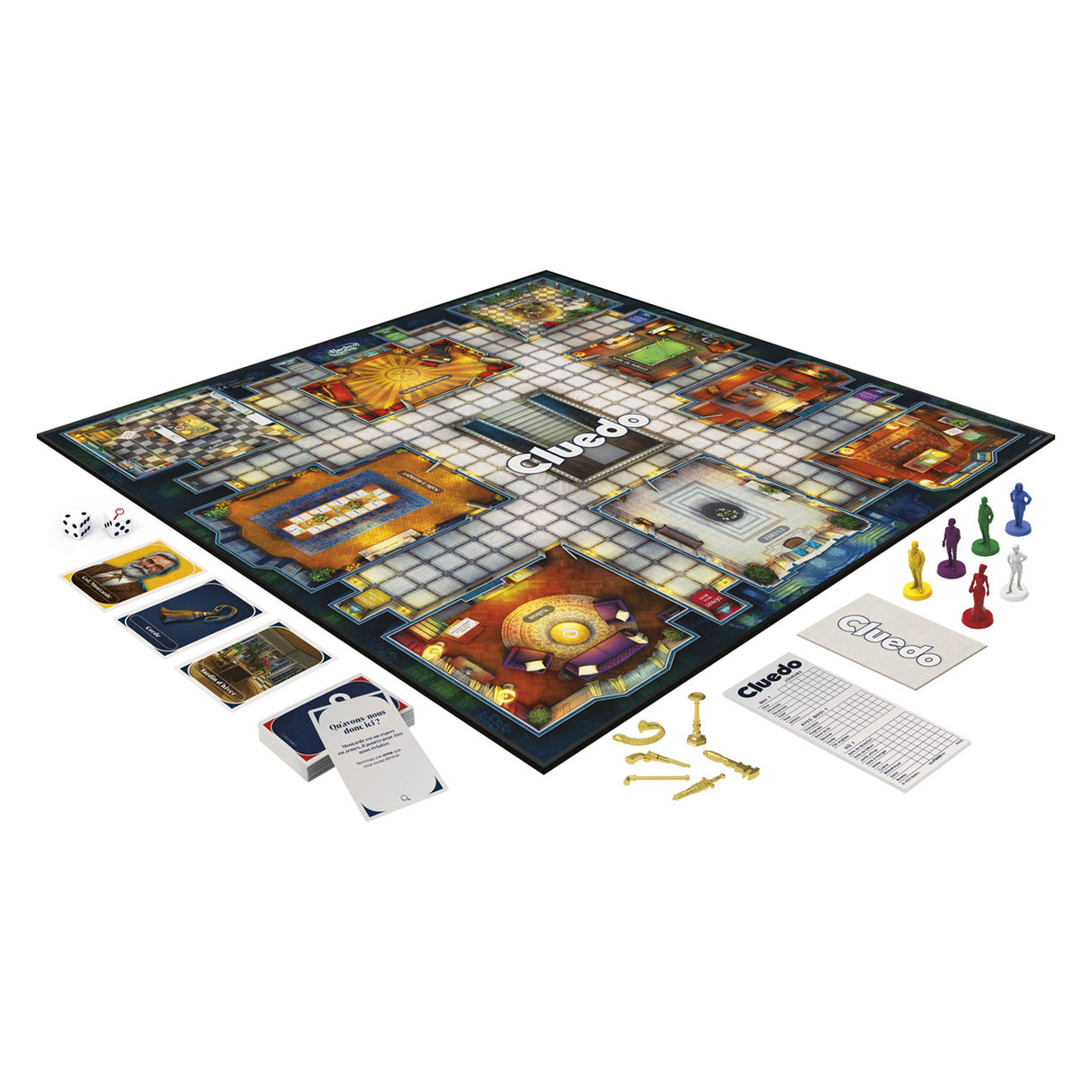 Hasbro cluedo het klassieke misdaadspel.