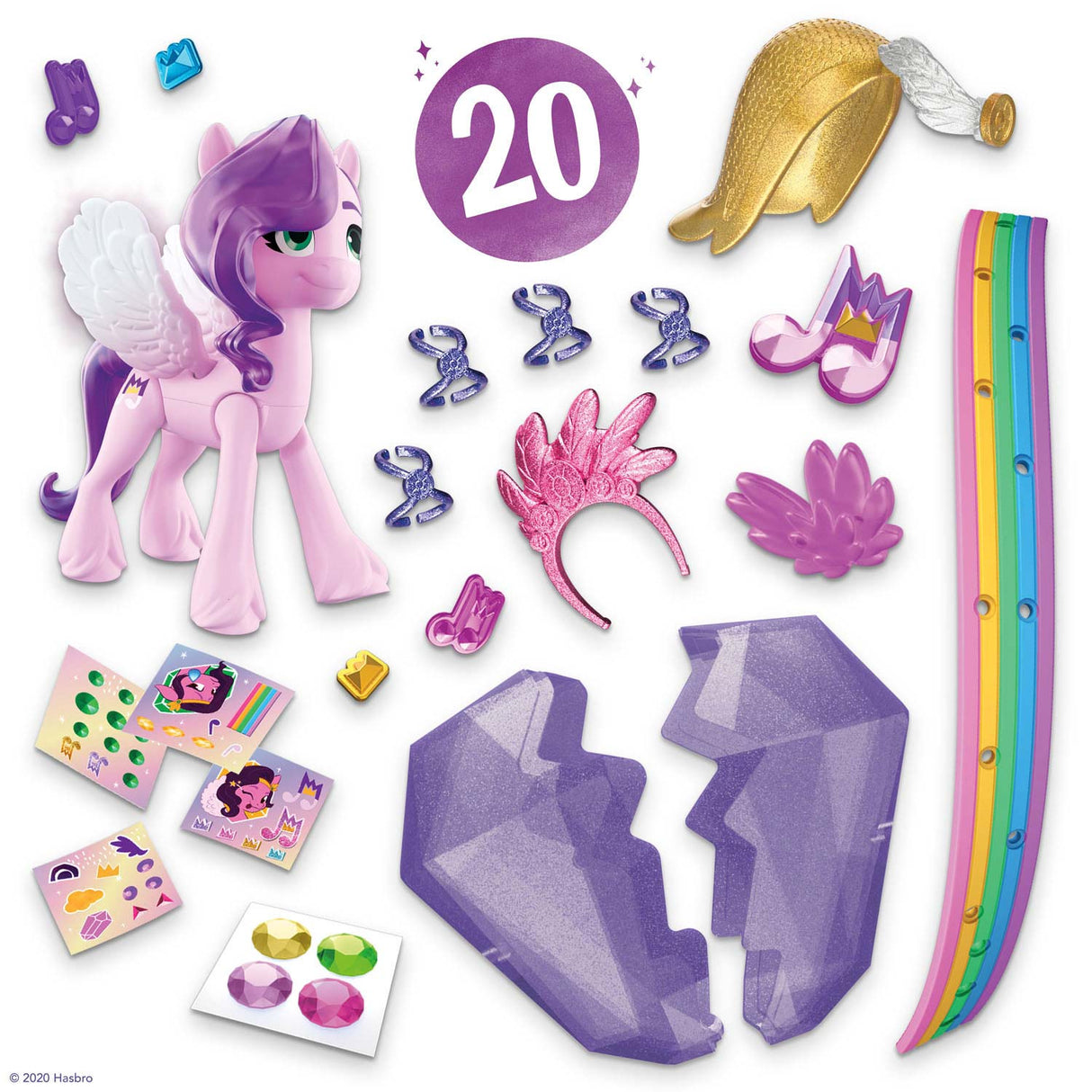 Hasbro My Little Pony Film Kristal Avonturen Petals