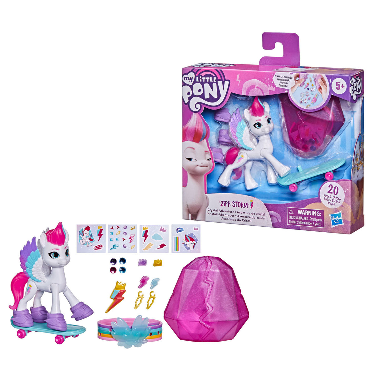 Hasbro my little pony film kristal avonturen - zipp storm