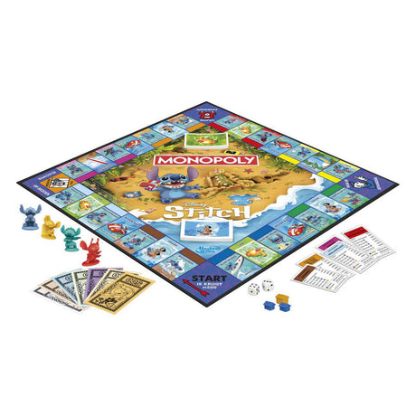 Hasbro monopoly stitch - nederlandse editie - gezelschapsspel