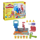 Play-doh stempelen en zagen speelset - boetseerklei - kindergereedschap