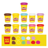 Play-doh taart met laagjes - boetseerklei