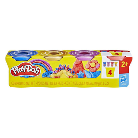 Play-doh metallic glans - 4 kleipotjes