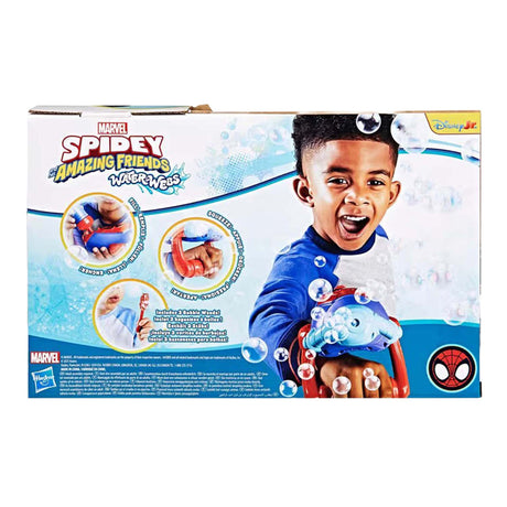 Spidey and his amazing friends spidey water-webs bellenblaasmachine - met bellenblaas