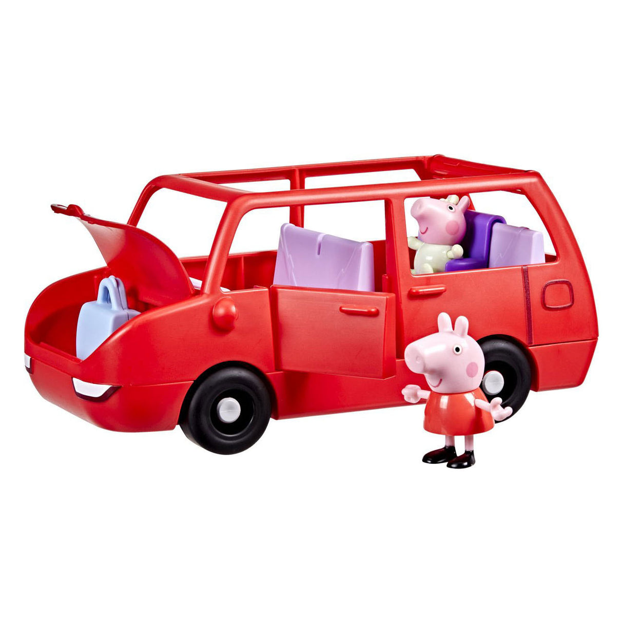 Peppa pig peppa's grote familie auto - inclusief baby evie