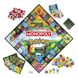 Monopoly édition pokémon, jeu de plateau pour enfants et fans de pokémon, jeux familiaux, à partir de 8 ans