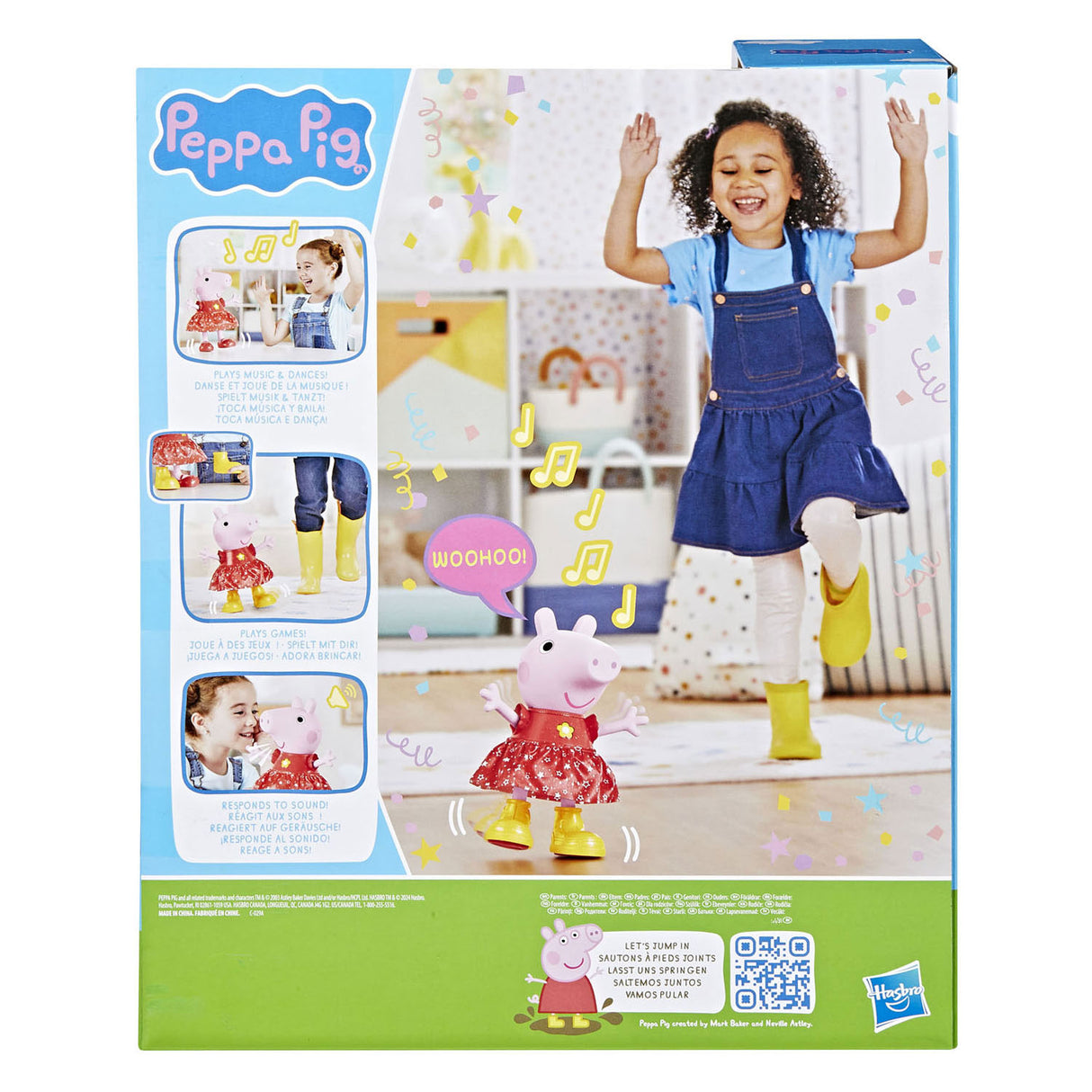 Peppa pig peppa's modderpoelen feestje - interactieve pop