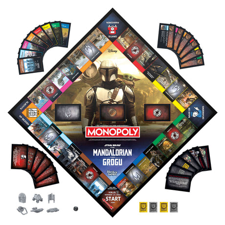 Monopoly star wars the mandalorian and grogu - bordspel