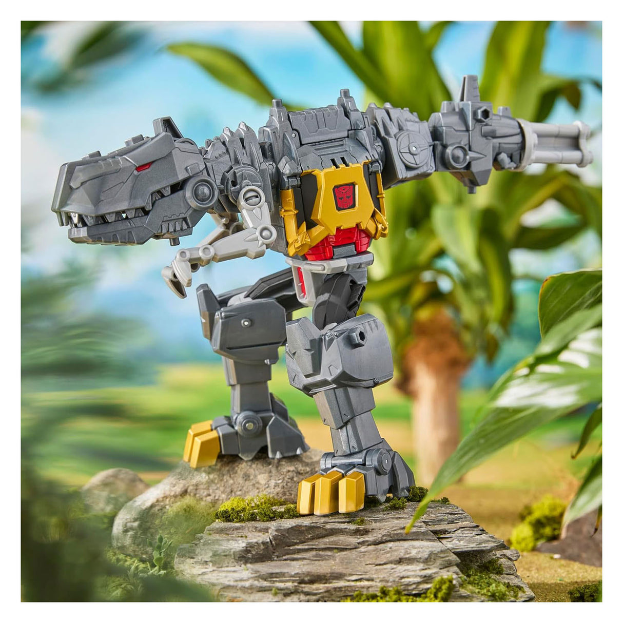 Transformers transfomers cyberworld chomp battle grimlock speelfiguur