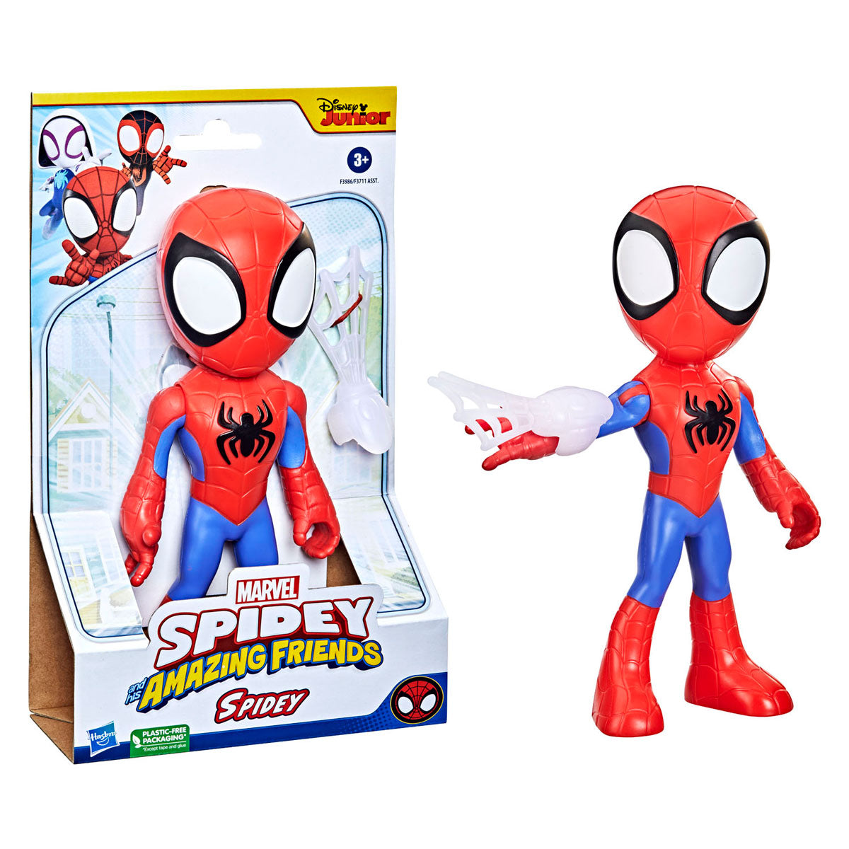 Hasbro marvel spidey and his amazing friends supersized spidey actiefiguur