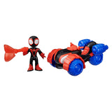 Hasbro miles 'spin' morales techno-racer speelfiguur