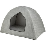 Trixie hondenmand tent jonna vital ribstof lichtgrijs