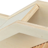 Trixie observatiebox muis hamster met tunnel onbehandeld hout