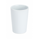 Wenko 1064995 - tandenborstelbeker coni keramiek wit | 4 stuks