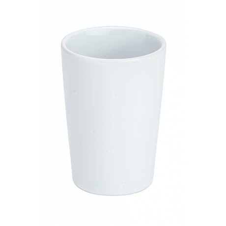 Wenko 1064995 - tandenborstelbeker coni keramiek wit | 4 stuks