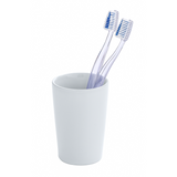 Wenko 1064995 - tandenborstelbeker coni keramiek wit | 4 stuks