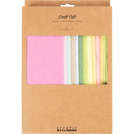 Creativ company https: www.cchobby.nl hobbyvilt-a4-vel-210x297-mm-dikte-2-mm-pastelkleuren-10-vel-1-doos
