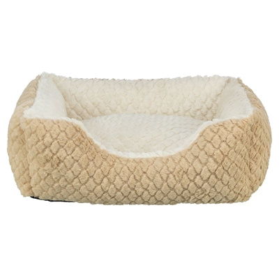 Trixie hondenmand kaline mio hoekig lichtbruin creme