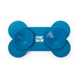 Martin likmat bot met zuignappen siliconen blauw