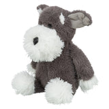 Trixie hond met snor pluche grijs