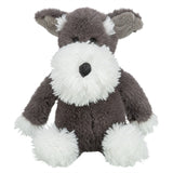 Trixie hond met snor pluche grijs