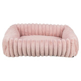 Trixie hondenmand lonni hoekig ribfluweel roze