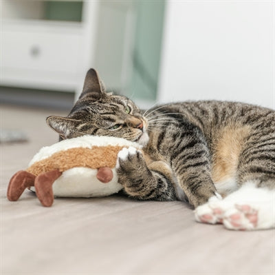 Trixie toast xxl pluche met amerikaanse catnip