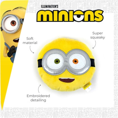Minion s squeaky hoofd pluche assorti