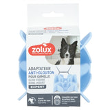 Zolux slowfeeder inzet stuk voor voerbak silicone blauw
