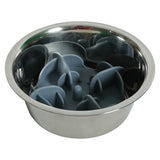 Zolux slowfeeder inzet stuk voor voerbak silicone blauw